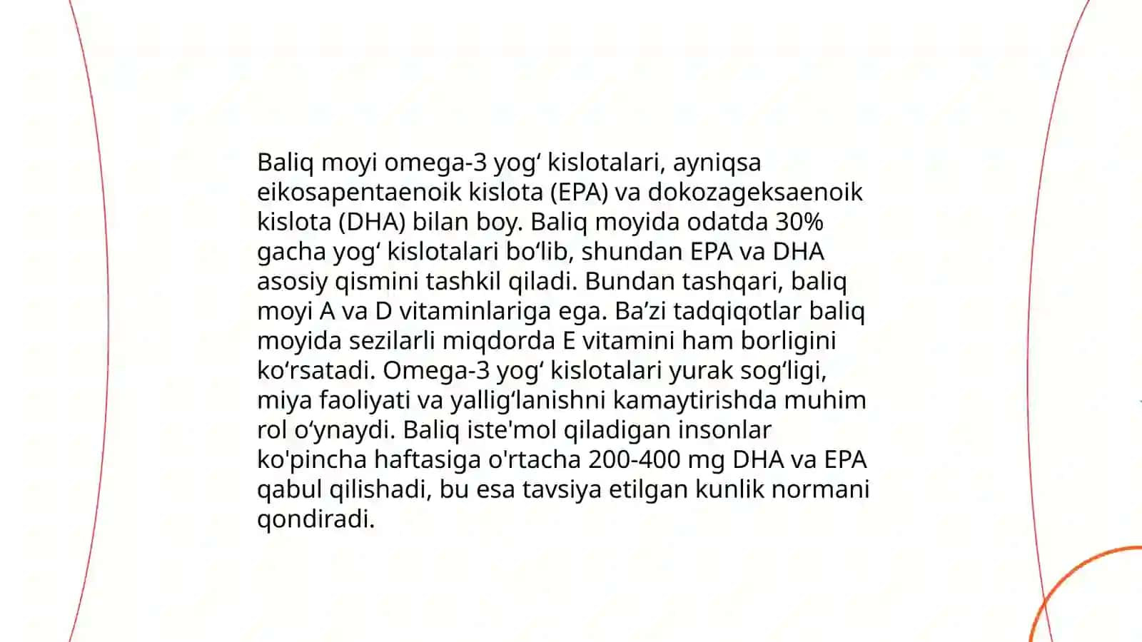 Hayvonlardan olinadigon yog'lar:balik moyi 4