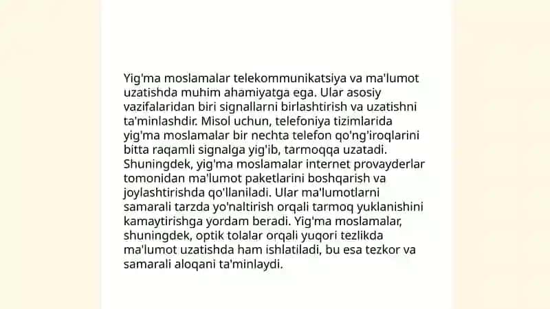 Universal yig'ma moslamalar maqsad va vazifalari 4