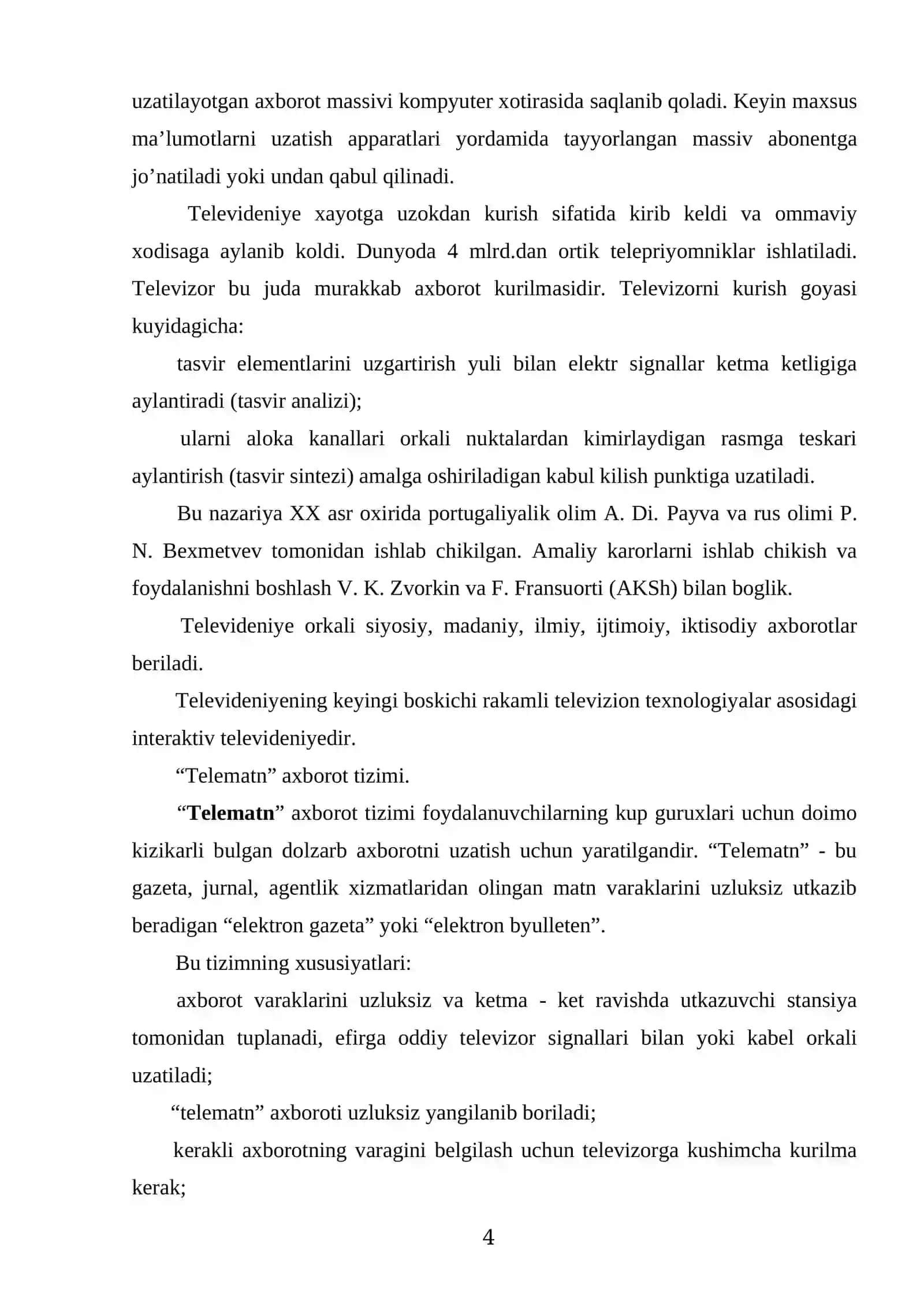 Zamonaviy axborot texnologiyalari 4