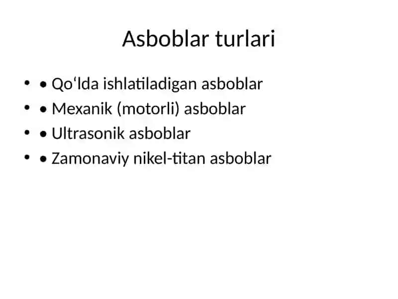 Ildiz kanallarini kengaytirish usullari 4