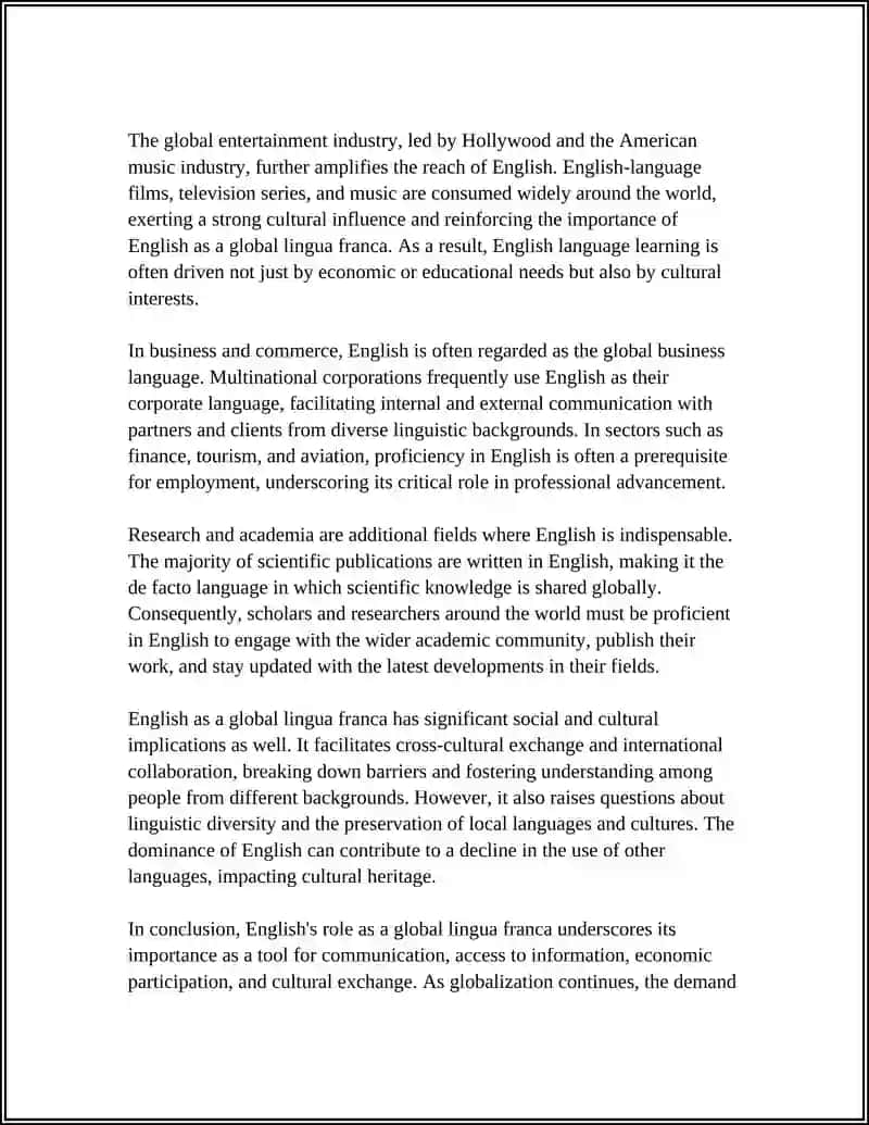 THE IMPORTANCE OF LEARNING ENGLISH 4