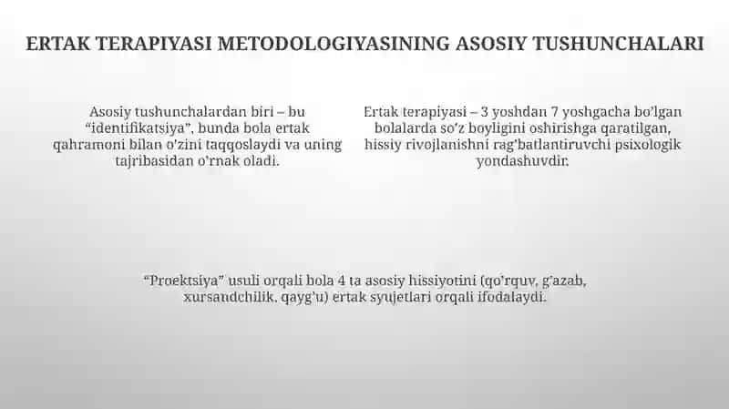 Ertak Terapiyasi metodikasi 4