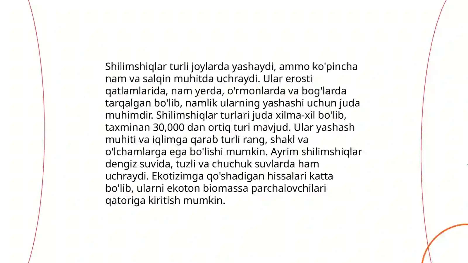 Shilimshiqlarning tarqalishi va ahamiyati 4