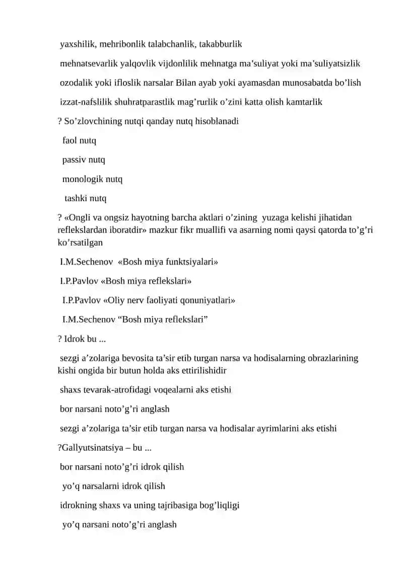 Psixologiya fanini o'rganish 4