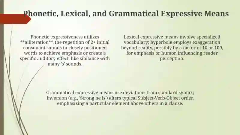 Expressive Means and Stylistic Devices 4
