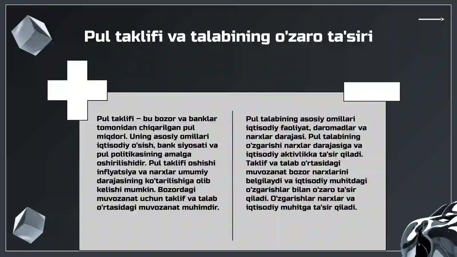 Pul taklifi. Bank multiplikatori 4