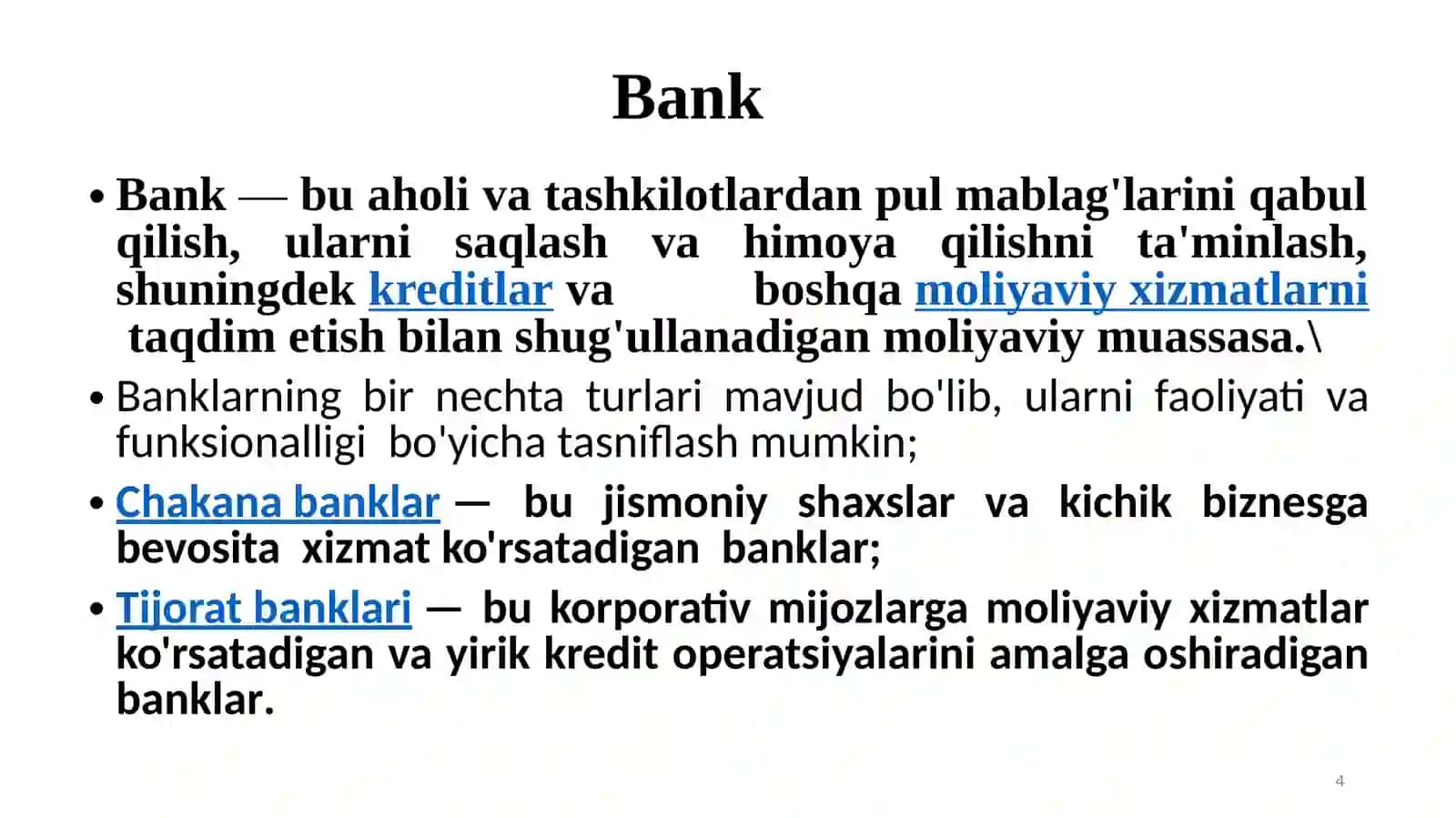 Banktizimi 4