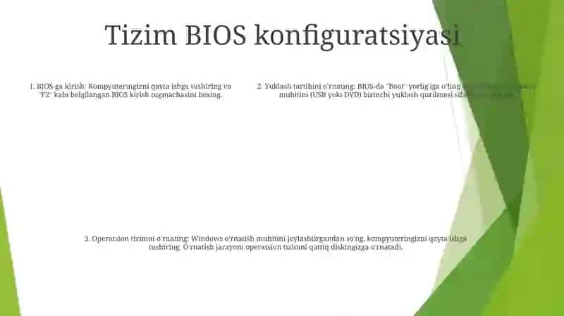 Windows Operatsion Tizimini Kompyuterga O'Rnatish 4