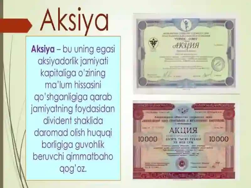 Qimmatli qogʻozlar 4