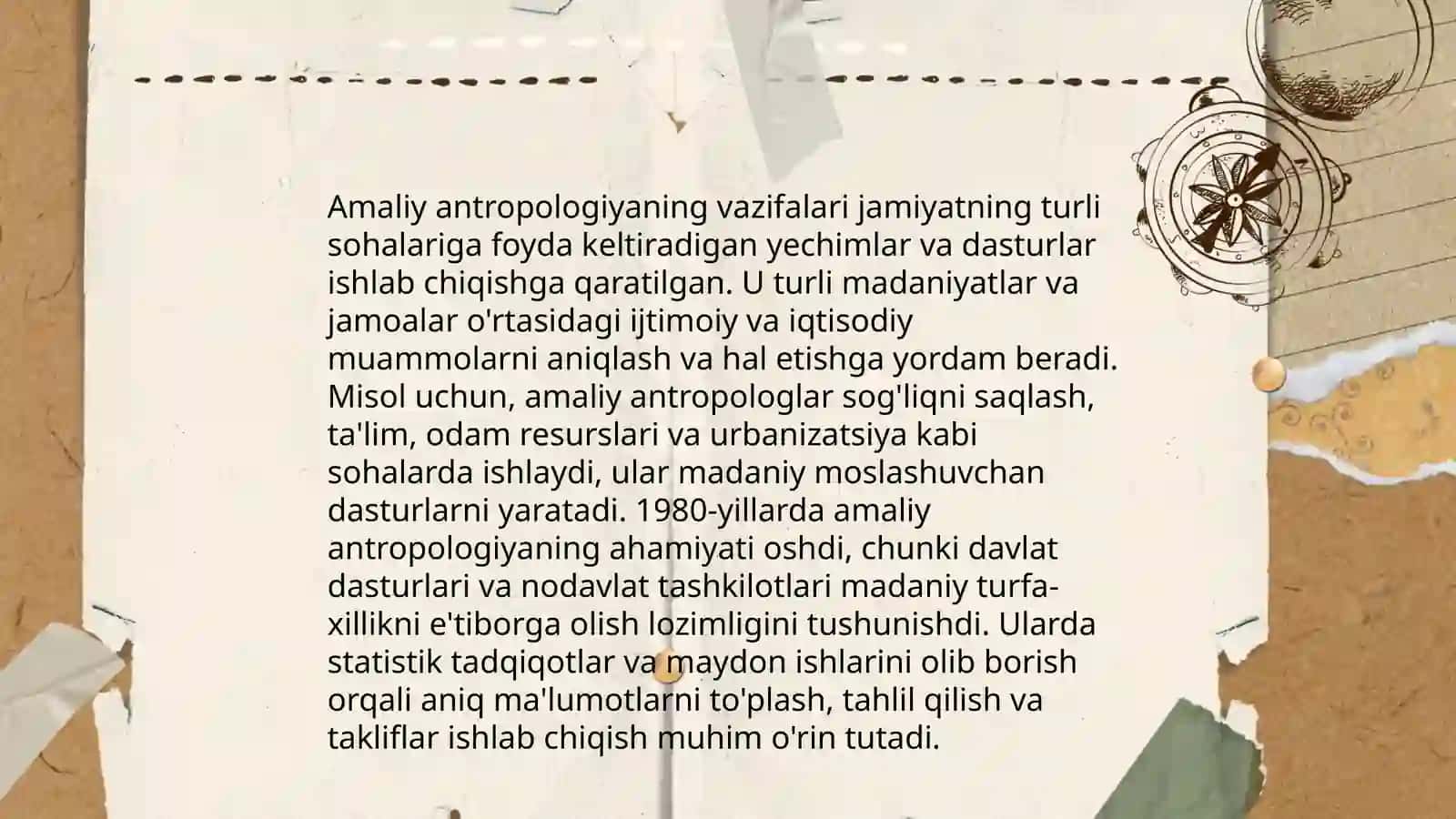 Amaliy antropologiya asoslari 4