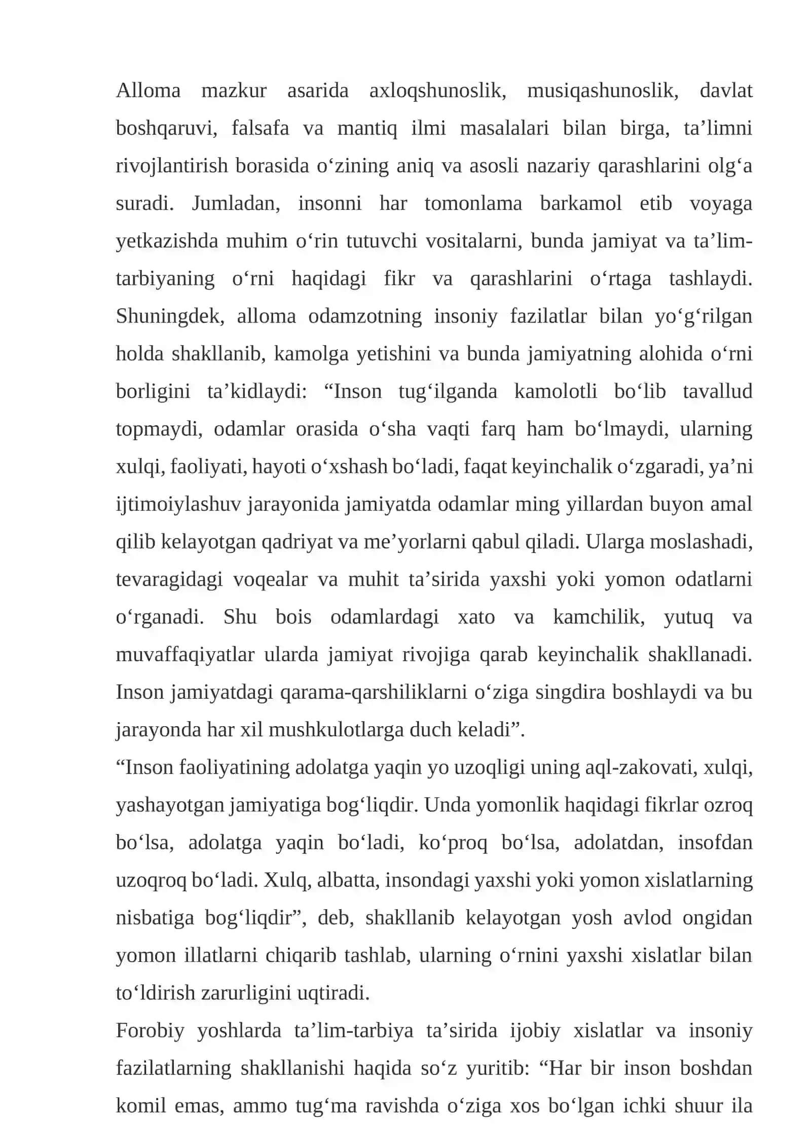 Abu Nasr Farobiyning tarixiy falsafiy qarashlari 4
