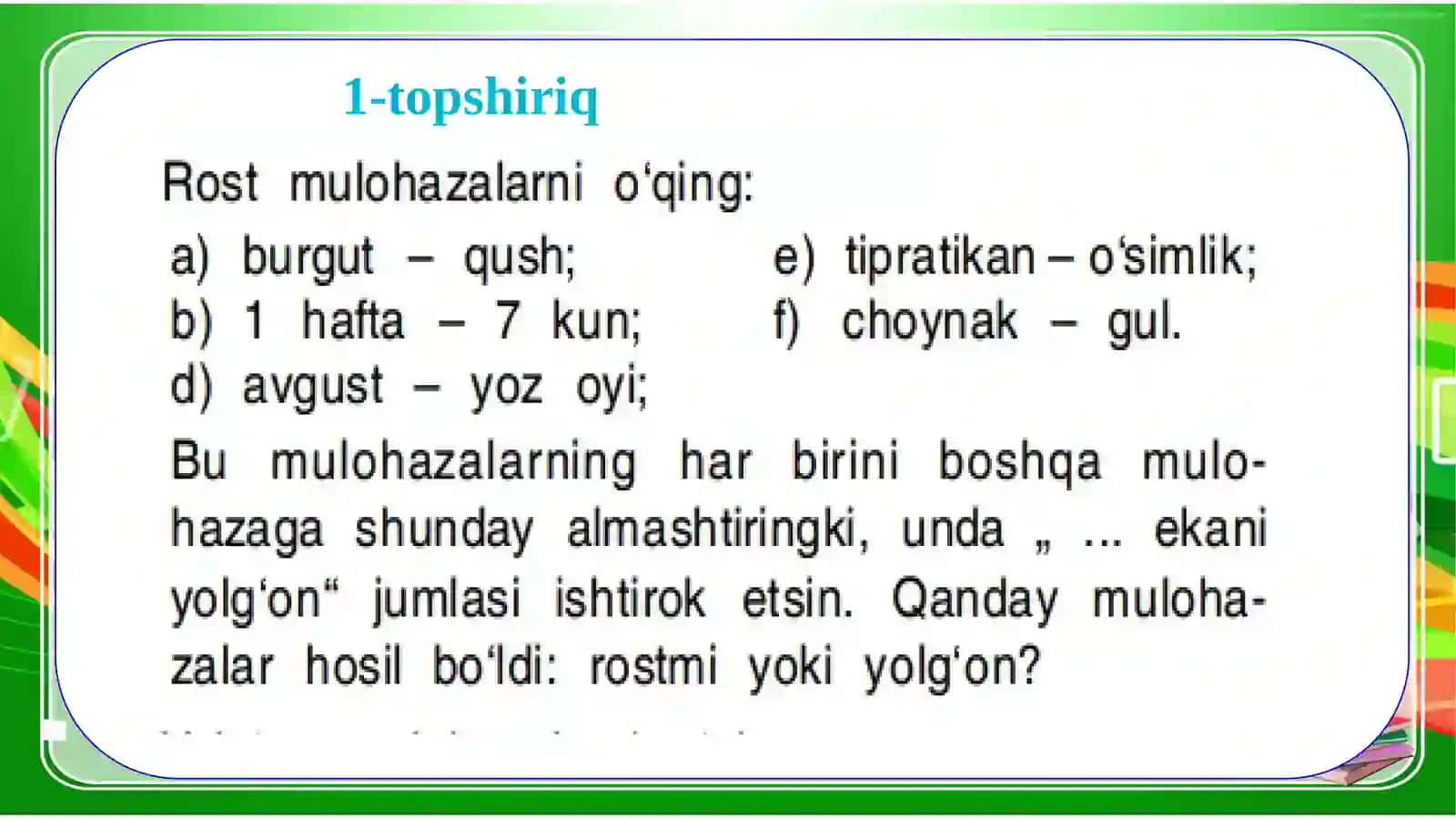matematik mantiq va mulohazalar 4