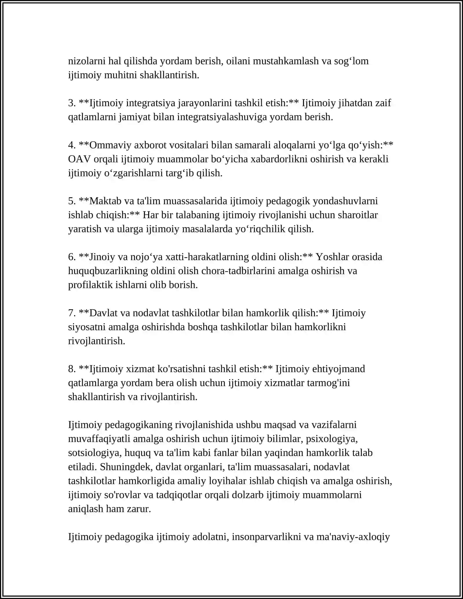 IJTIMOIY PEDAGOGIKANINGNAZARIYA ASOSLARI 4