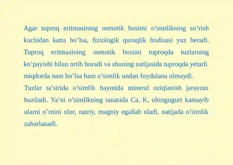 O’simliklarningsho’rlanishgachidamliligi 4