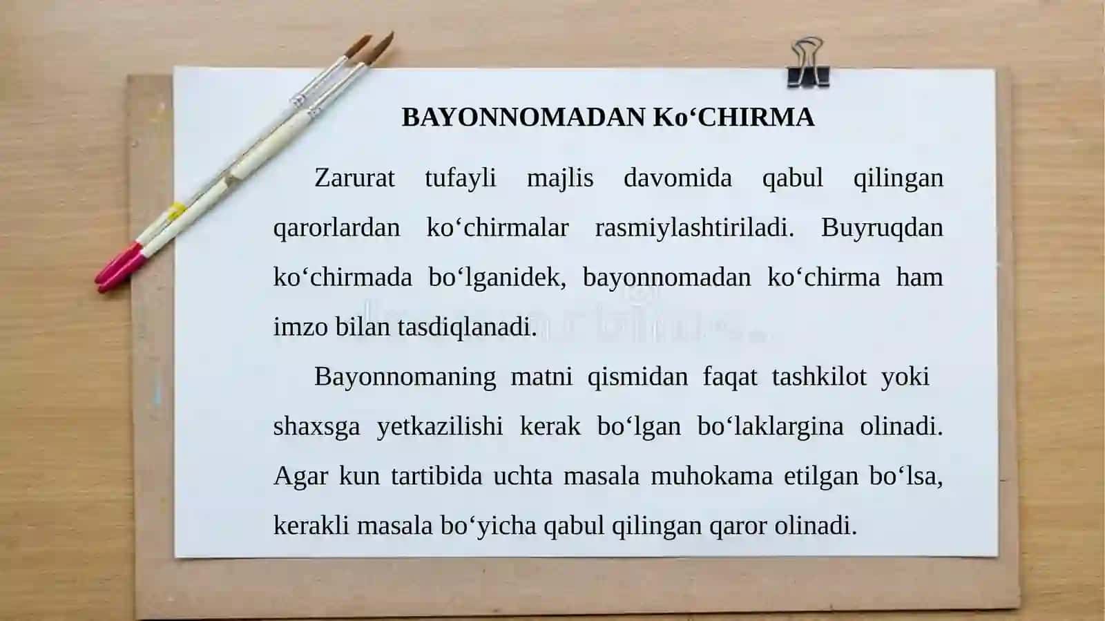 Bayonnoma yozish tartibi 4