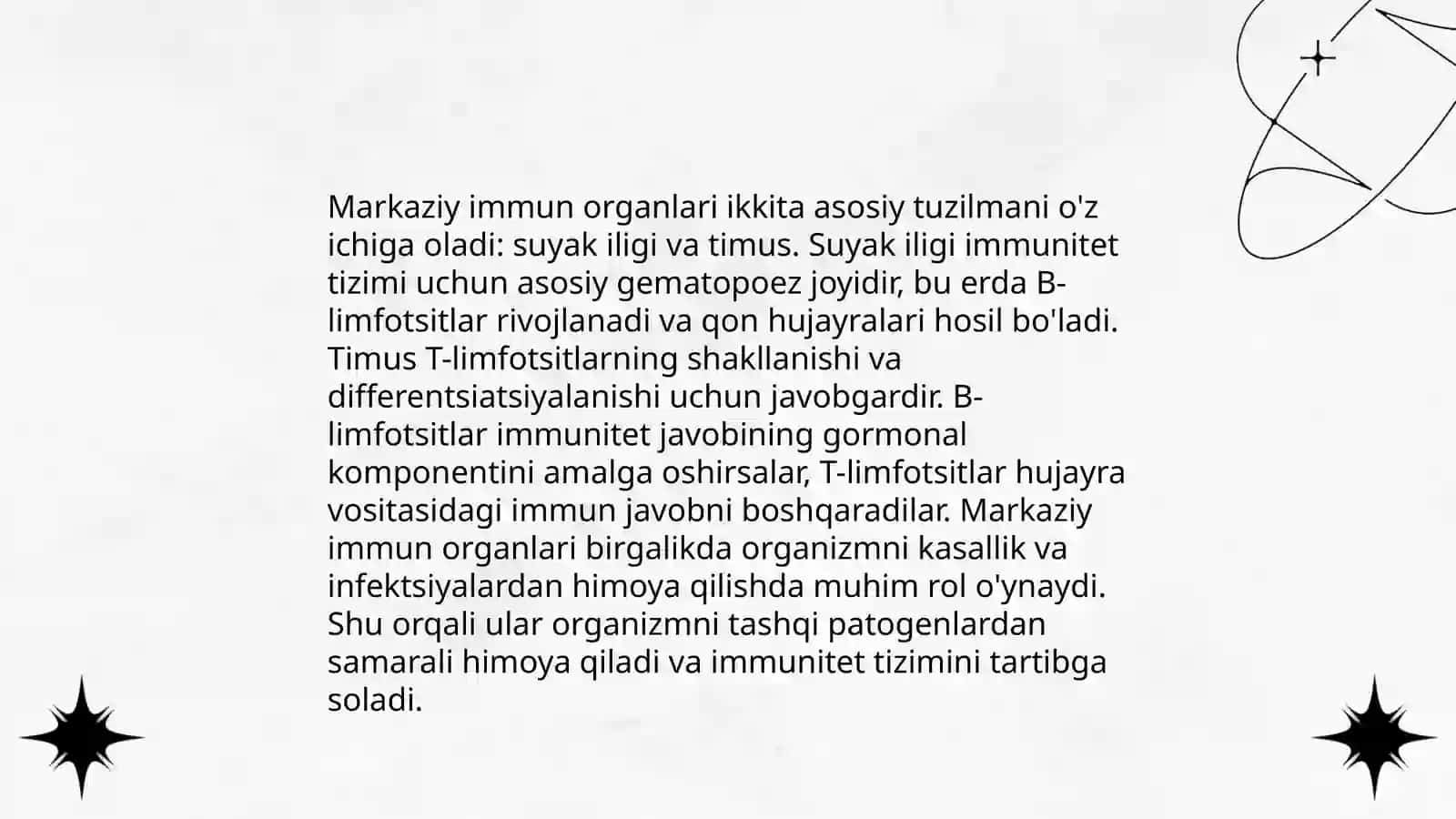 Immun tizimi va uning markaziy organlari 4