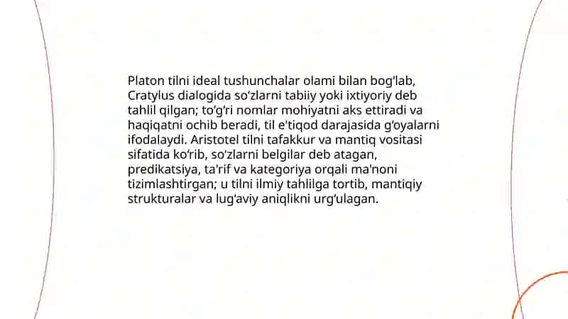 Til falsafasi. Fan tarixiga sayohat 4