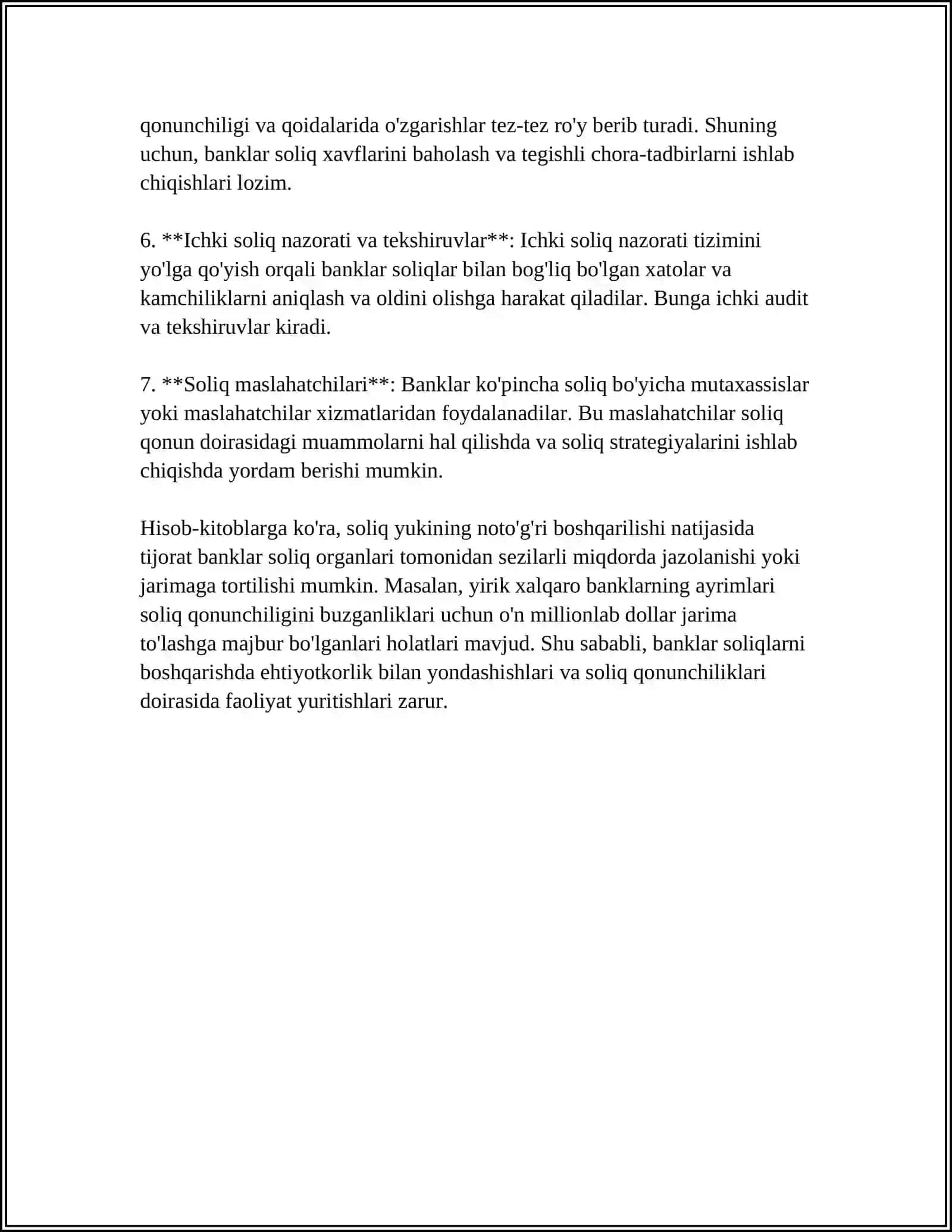 TIJORAT BANKLARINING SOLIQ HISOBI VA AUDITI 4