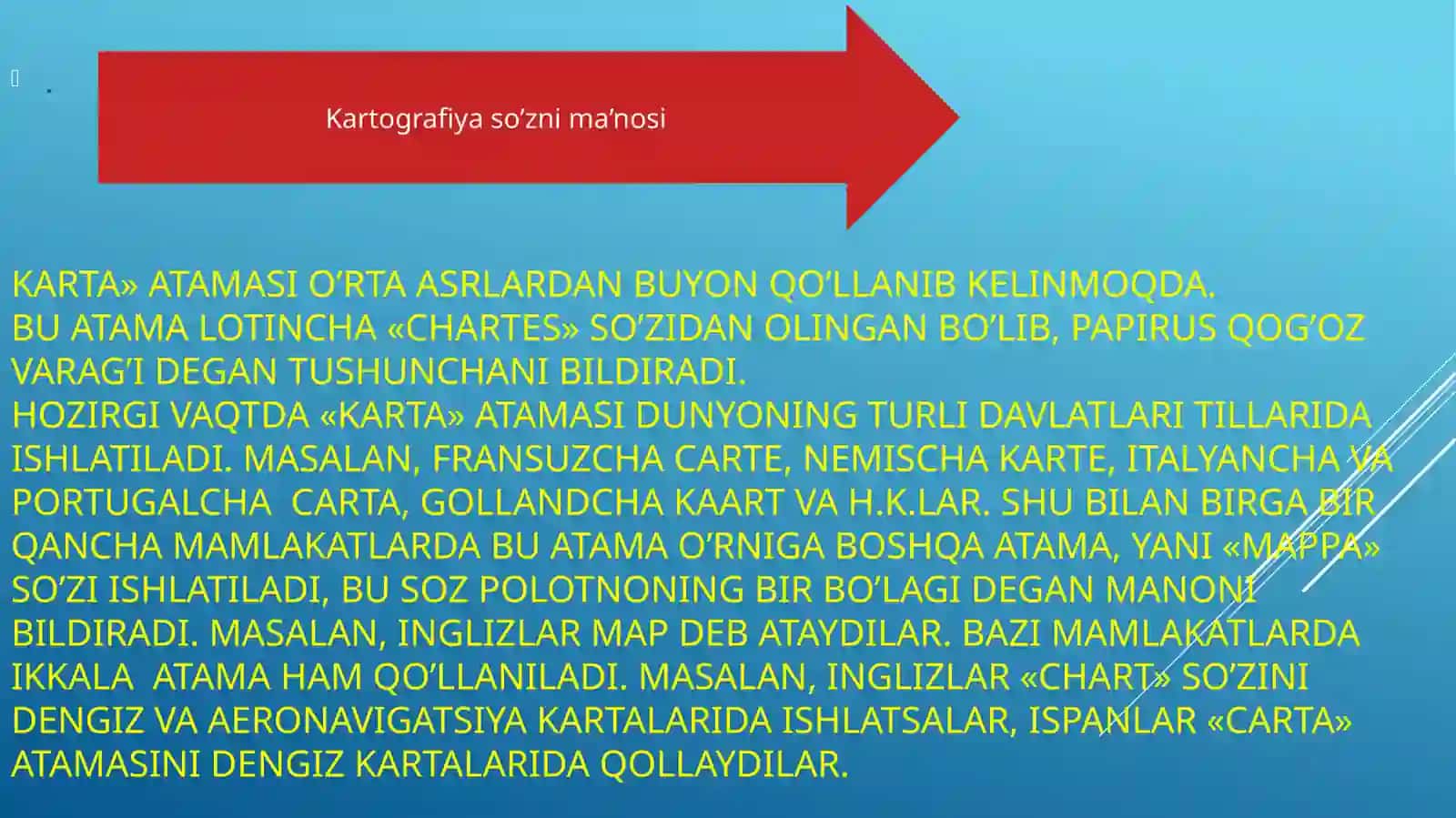 Kartografiya haqida darslik 4
