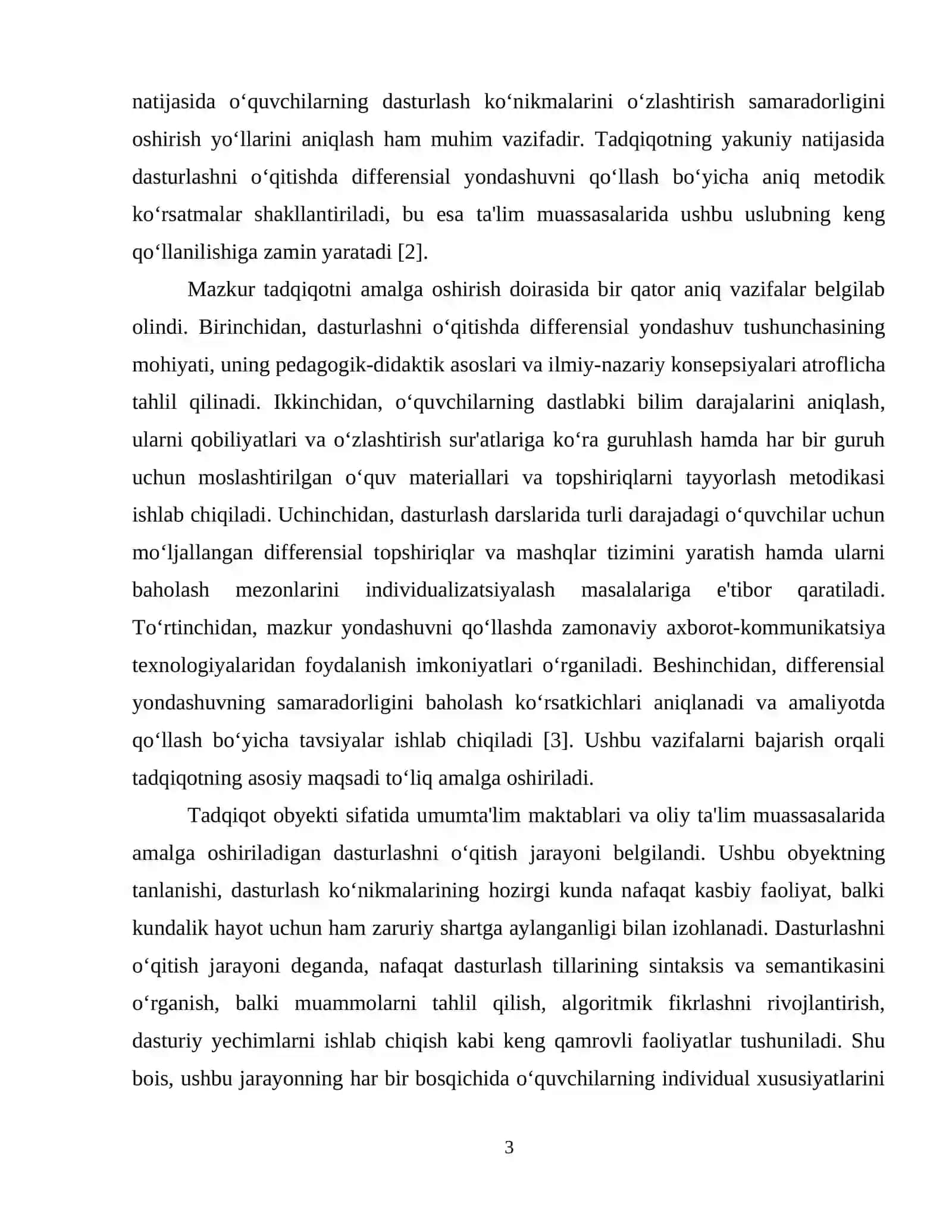 Dasturlashni oʻqitishda differensial yondashuv 4
