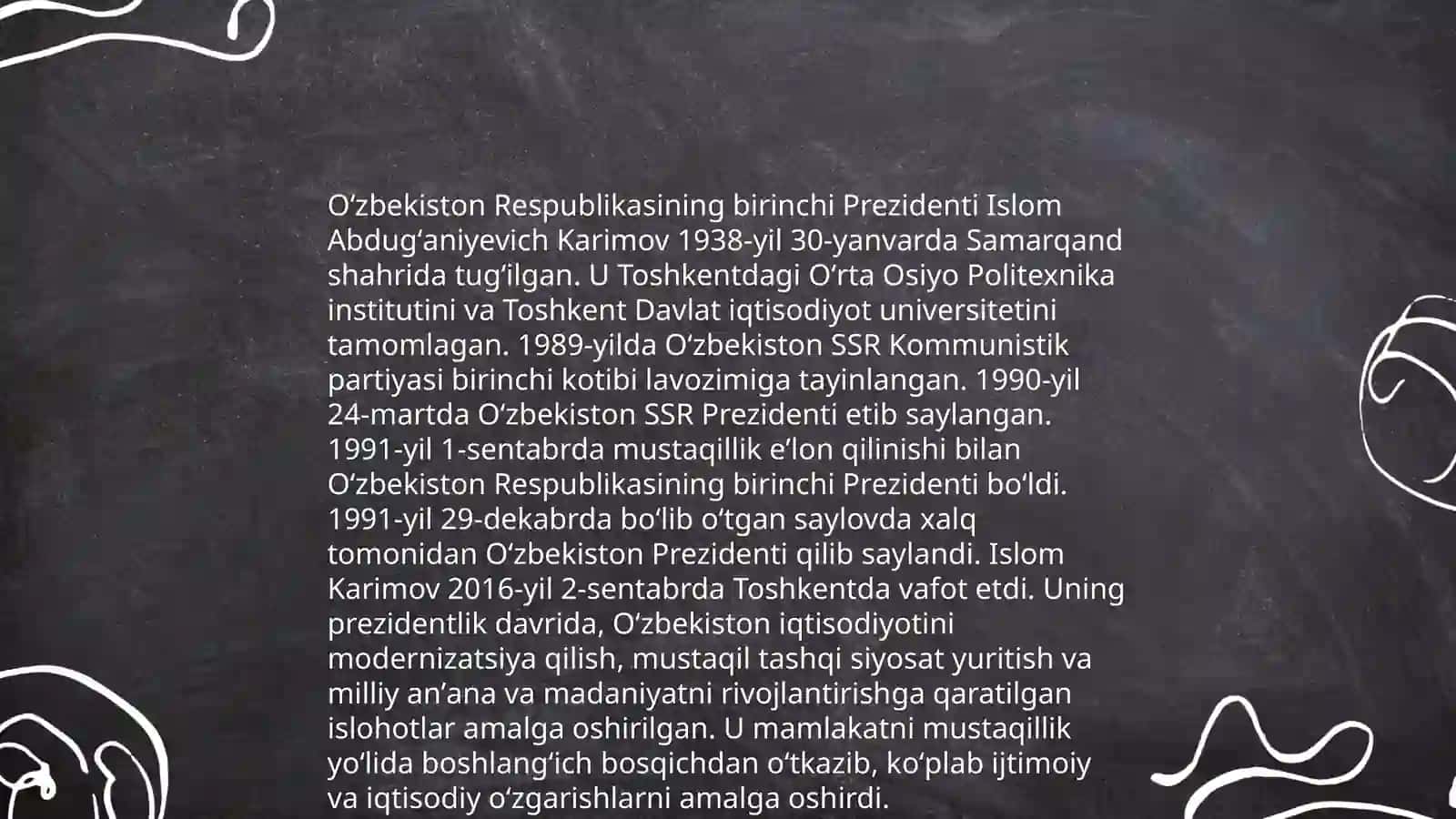 Oʻzbekiston Respublikasida Prezidentlik lavozimining joriy etilishi 4