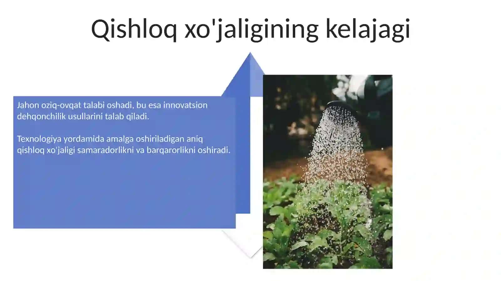 Jahon dehqonchiligi 4