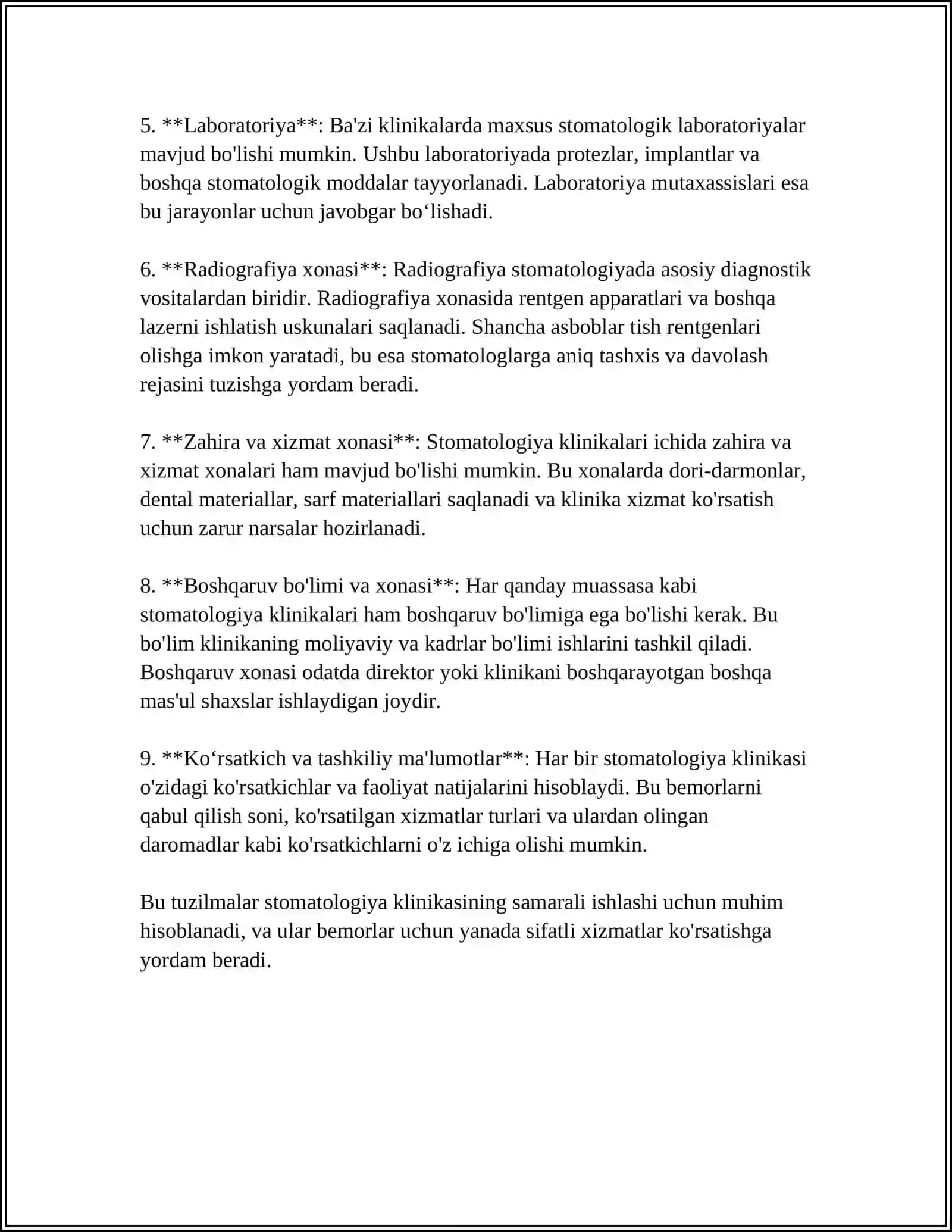 STOMATOLOGIYA KLINIKASINING TUZILISHI 4