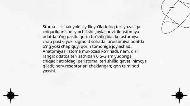 Xirurgik stomani parvarish qilish 4