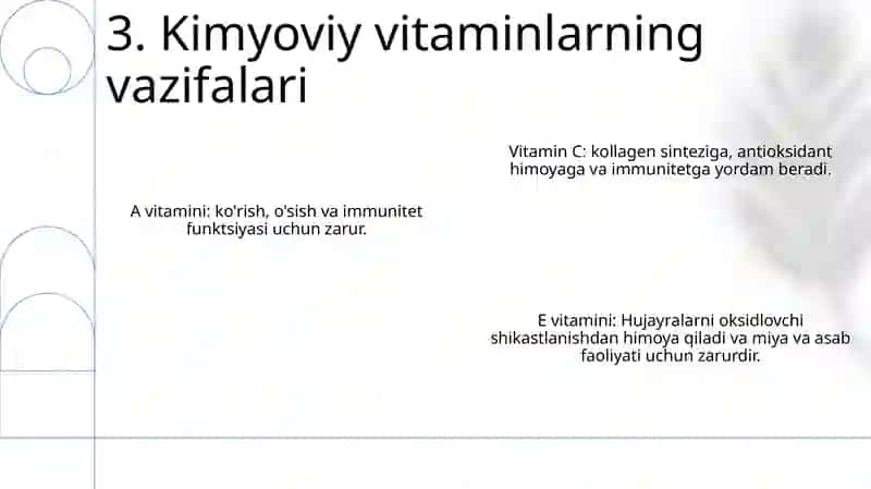 Kimyoviy Vitaminlar 4
