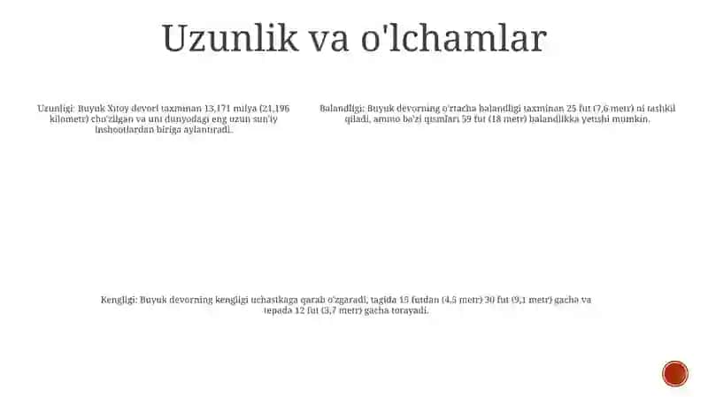Buyuk Xitoy Devori Haqida 4