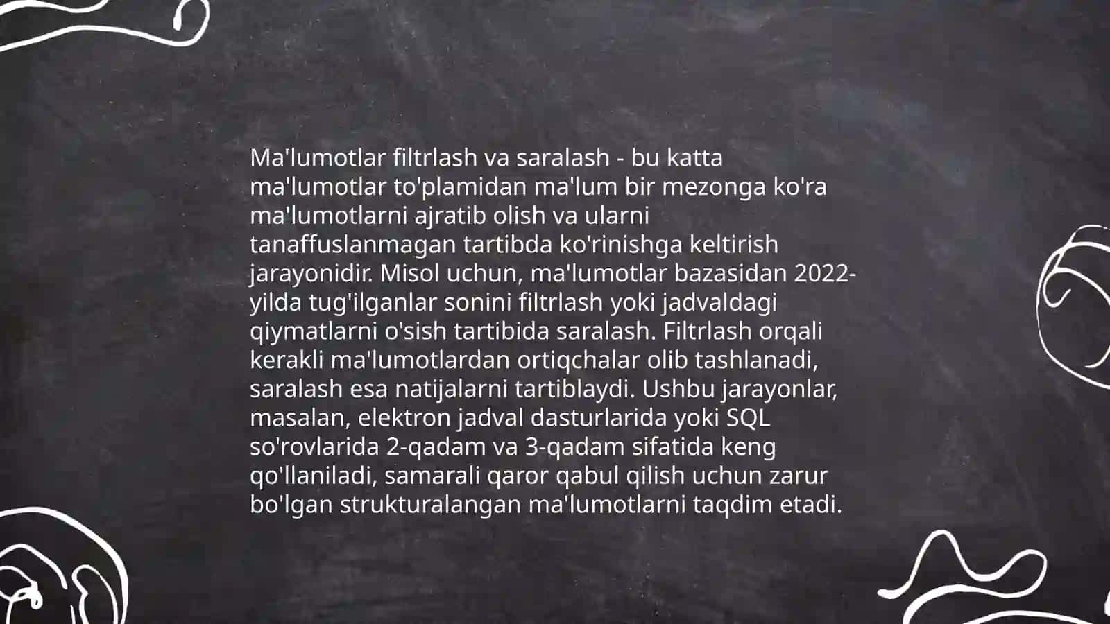 Formulalar va Funksiyalar 4