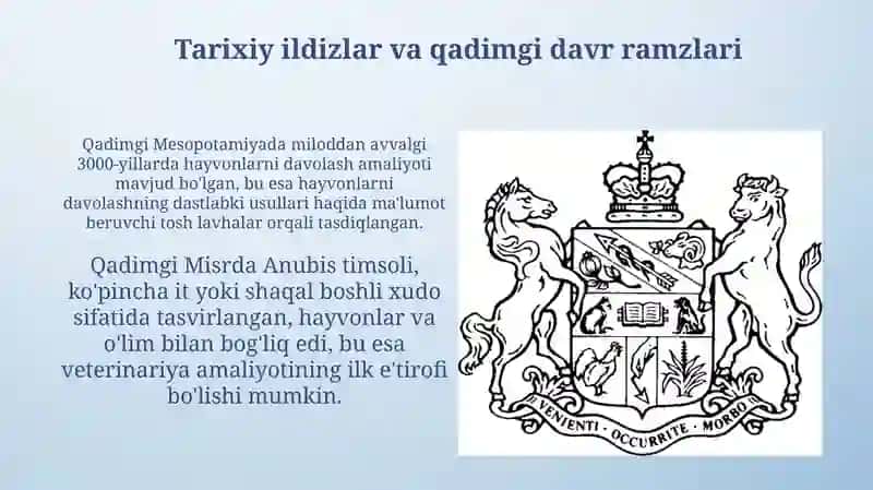 Veterinariya ramzlarining kelib chiqishi 4