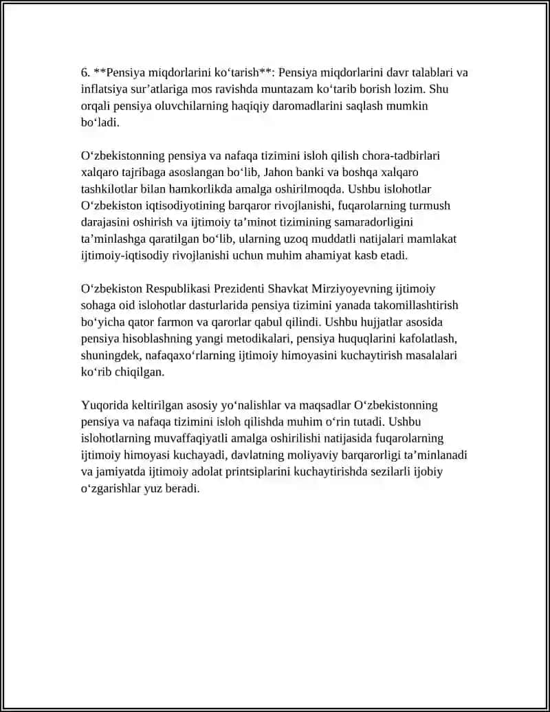 O‘zbekistonda Ijtimoiy Sohada Amalga Oshirilayotgan O‘zgarishlar Mazmun va Mohiyati 4