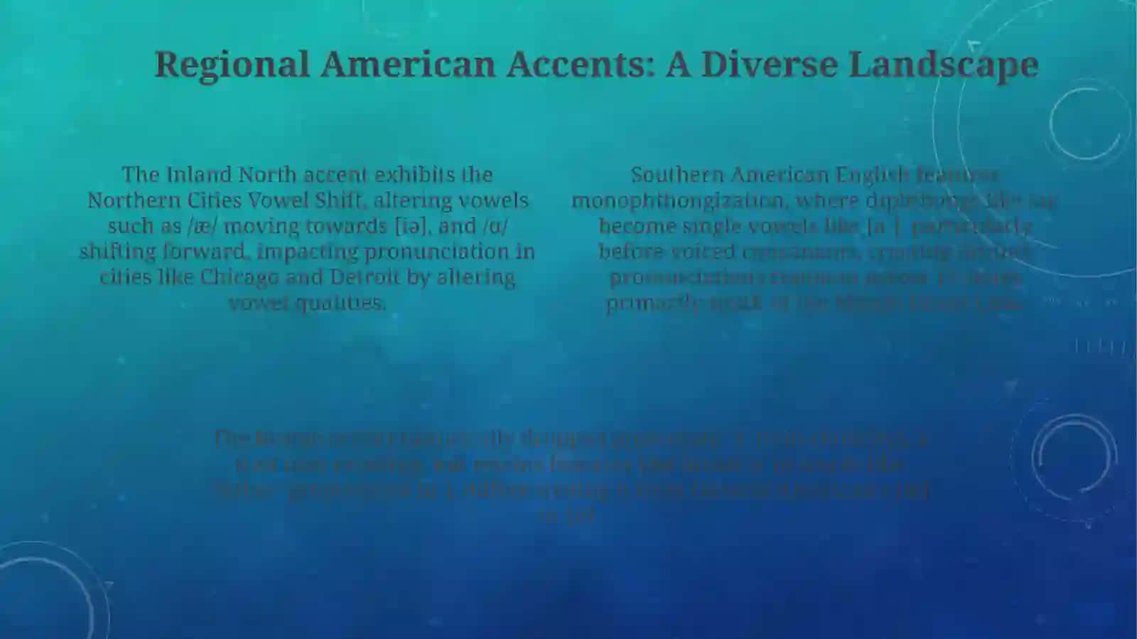 Decoding the American Accent: Phonetics, History, and Variation 4