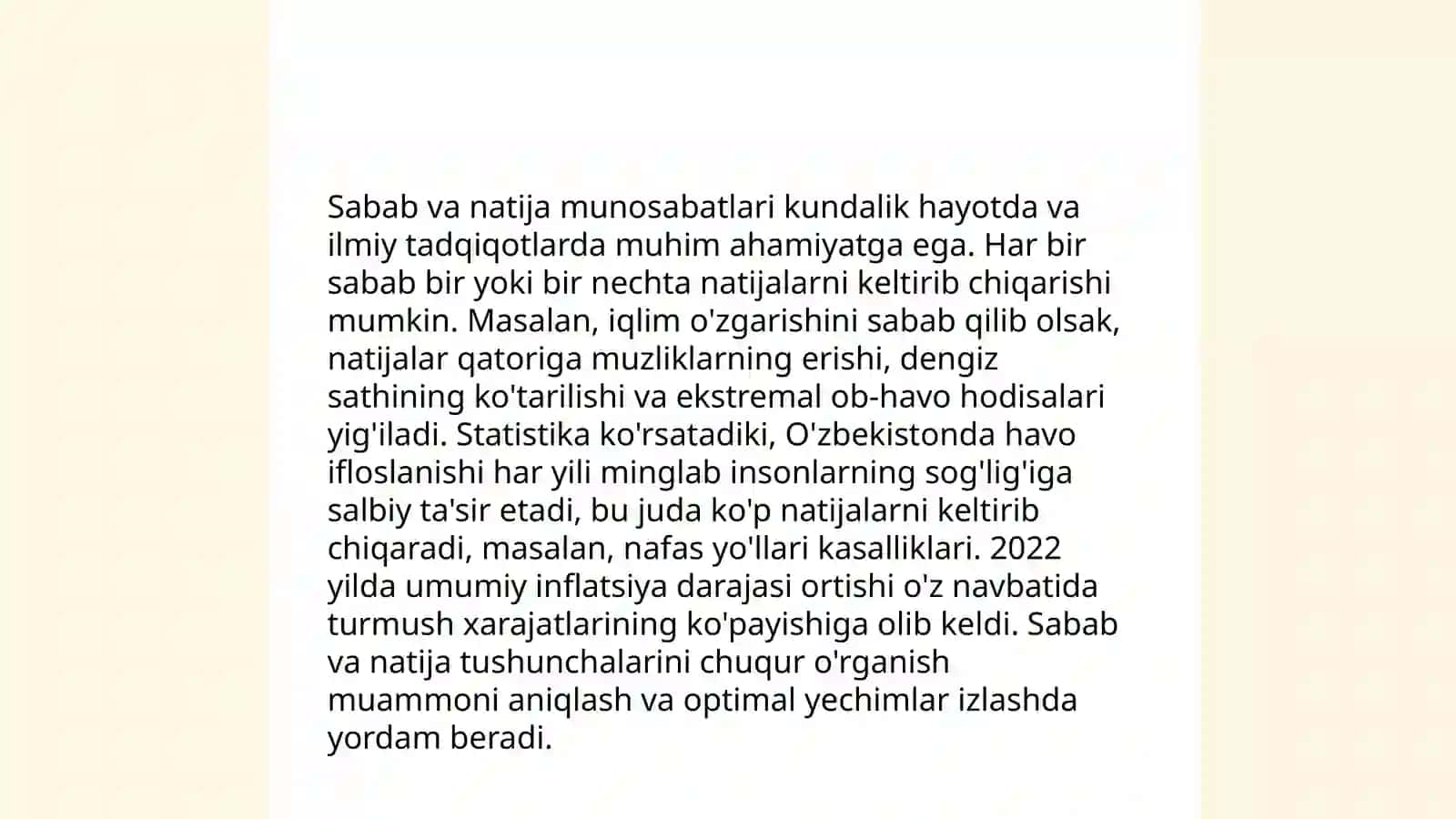 Sababiyat tamoyili 4