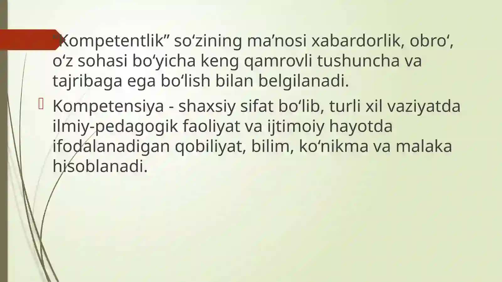 Kasbiy kompetensiya 4