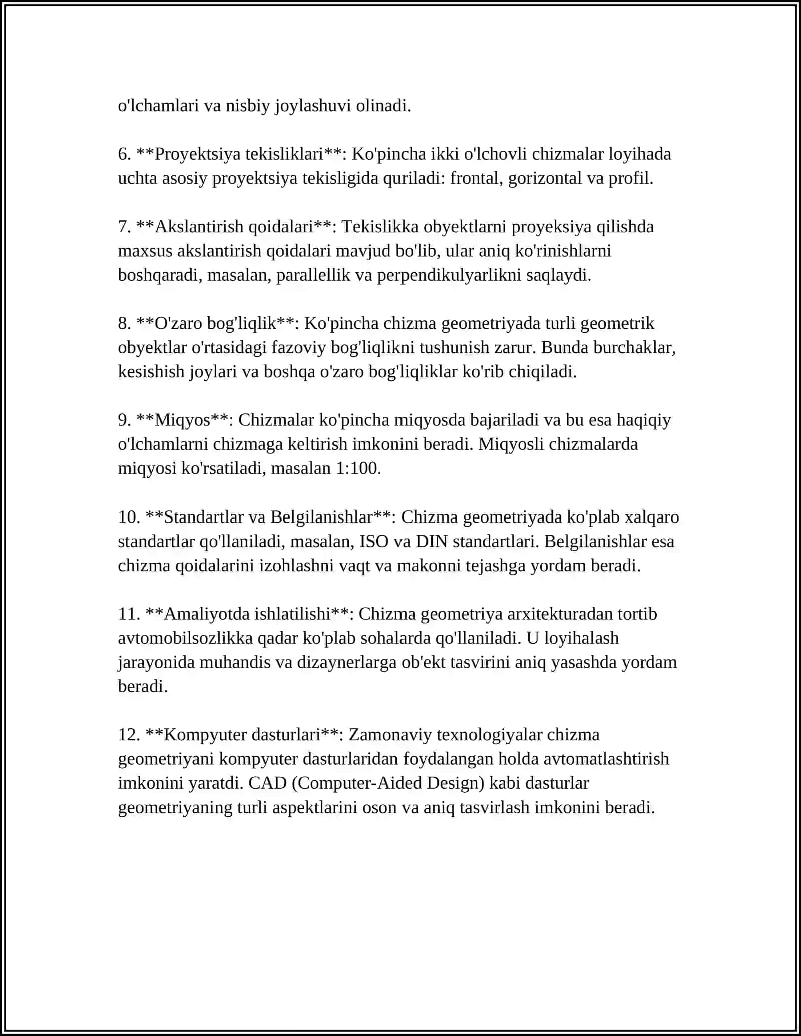 KONSTRUKTIV ELEMENTLARNI TASVIRLASH USULLARI 4