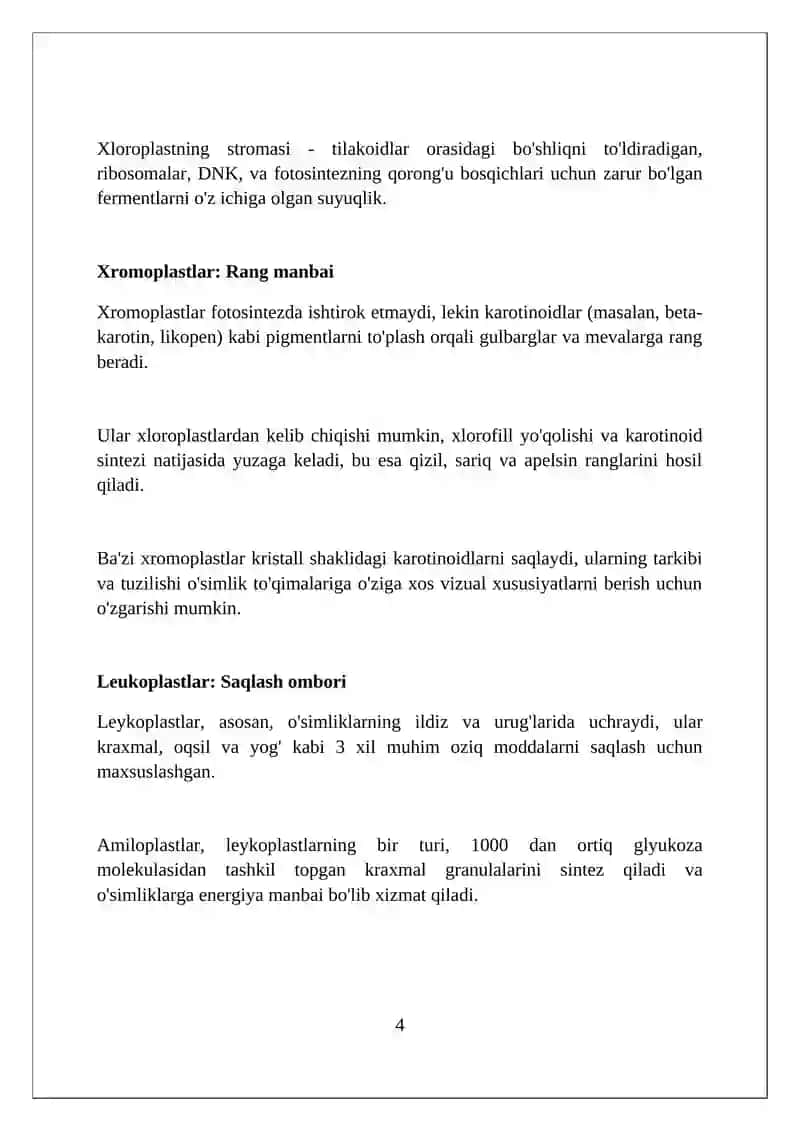 Plastidalar 4