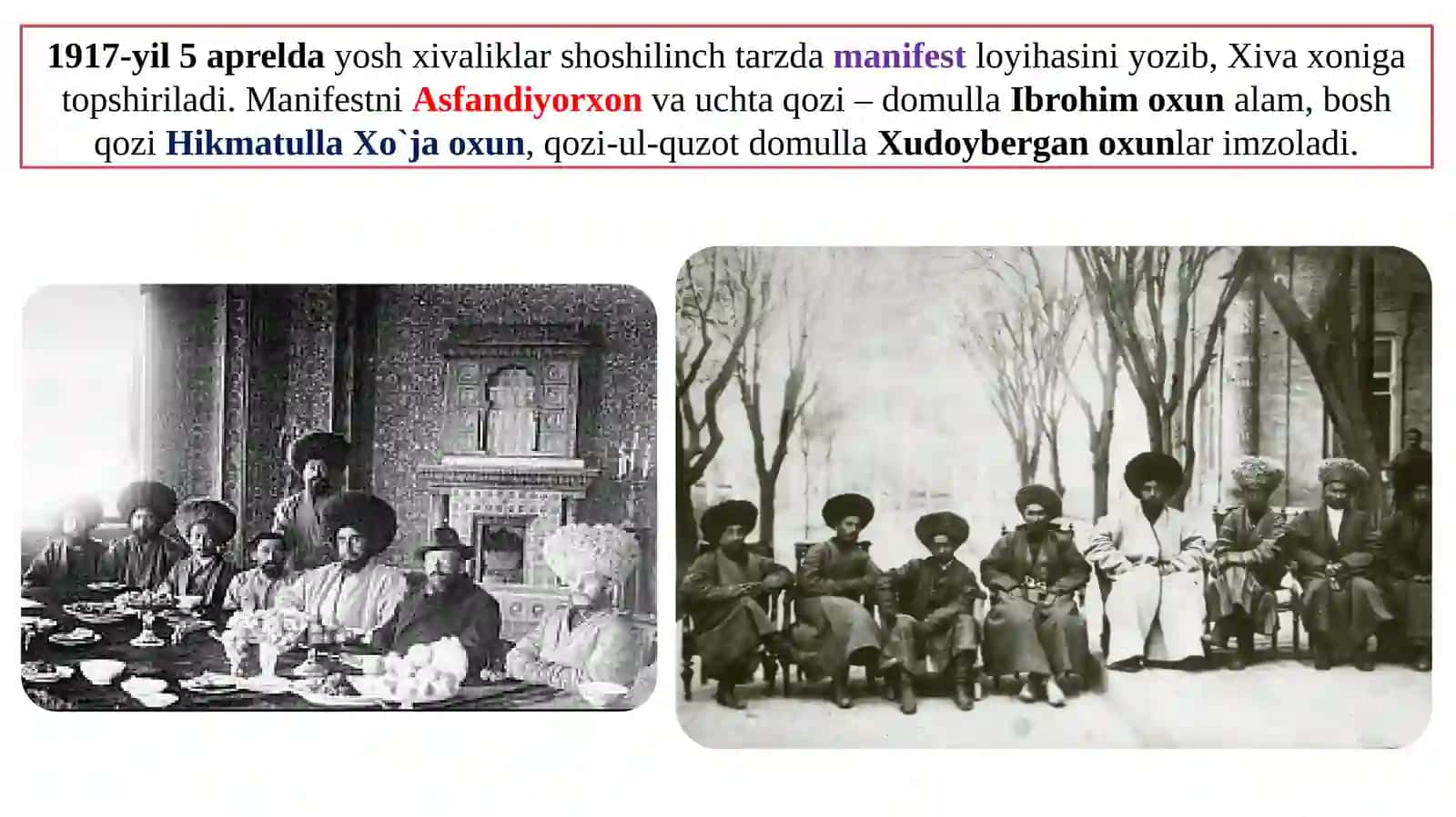Xorazm va Buxoro daxonligi va amirligini o'z ichiga olgan edi 4