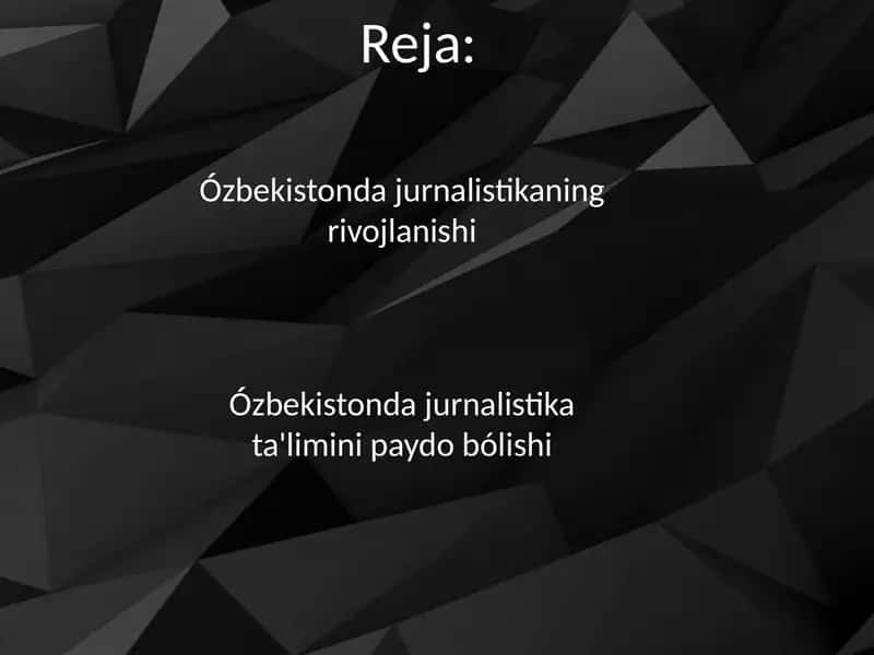 Jurnalistika talimi 4