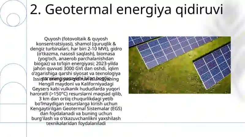 Quyosh energiyasi yechimlari 4