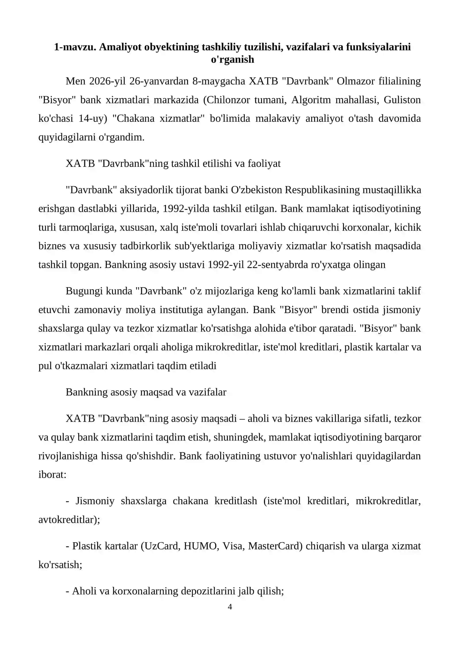 XATB Davrbank AMALIYOTI HISOBOTI 4