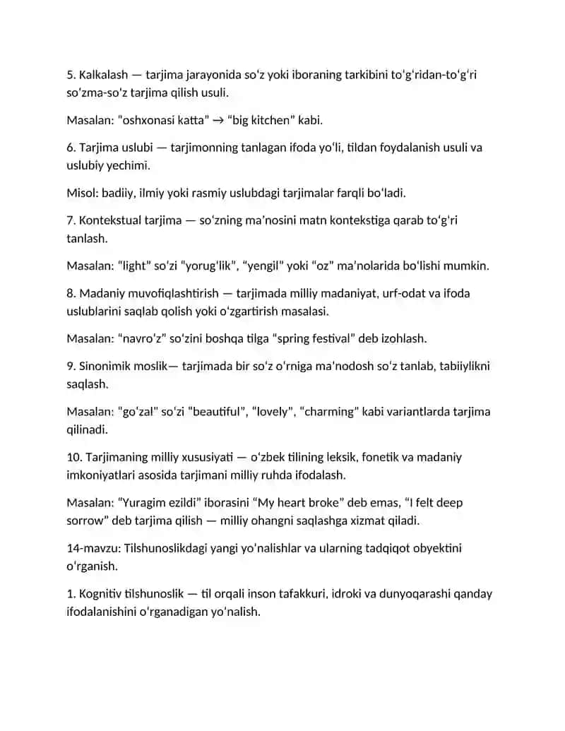 Oʻzbek tilshunosligi Terminologiyasi 4