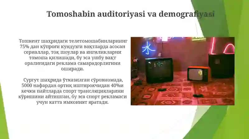 Televideniya kòngilochar sanoat sifatida 4