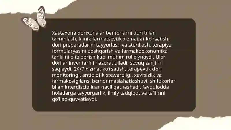 Xorijiy mamlakatlarda dorixonalar turlari va ularning faoliyati 4