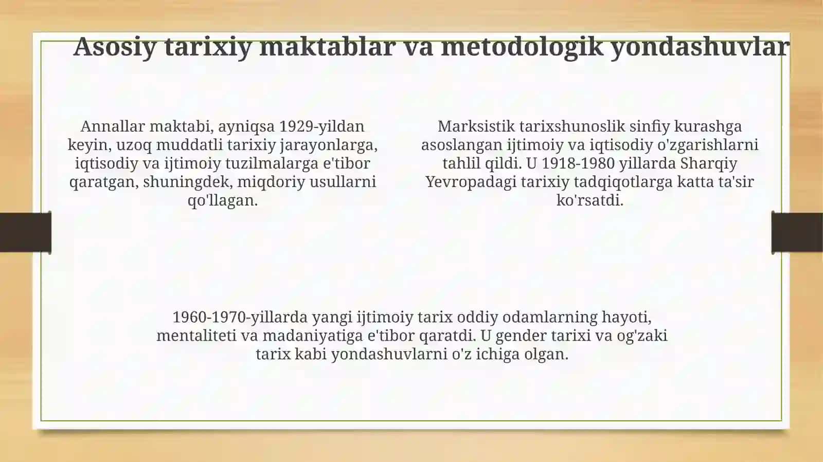 1918-1980 yillarda Yevropa mamlakatlarining eng yangi tarix shunosligi 4