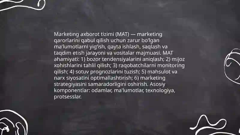 Marketing axbarot tizimi 4