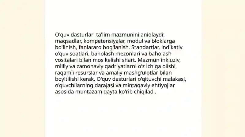 Ta'lim mazmunining nazariy asoslari 4