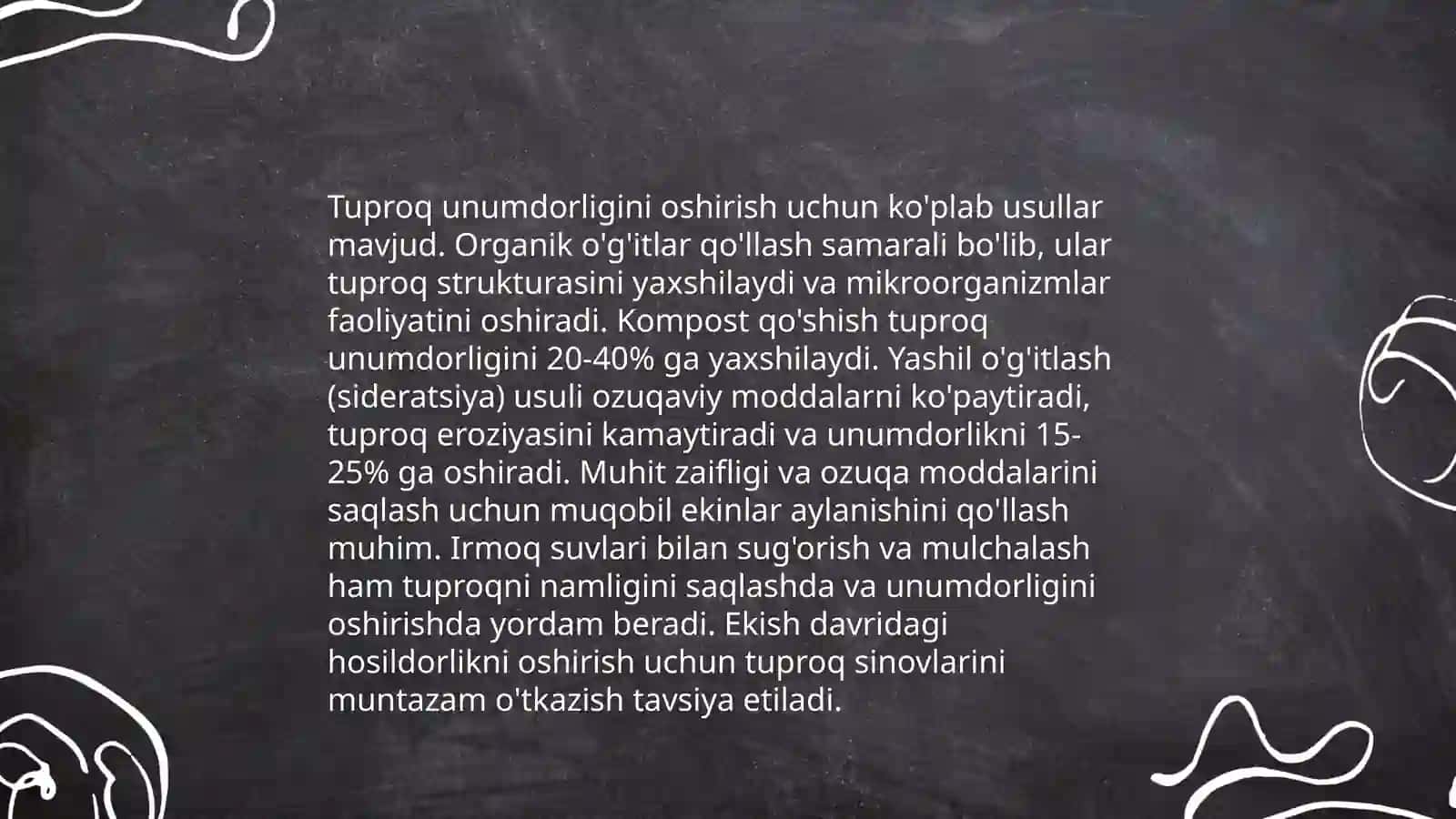 Qoplama ekinlarning afzalliklari 4
