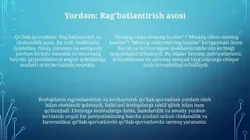 Mening Oilam-Mening Baxtim 4